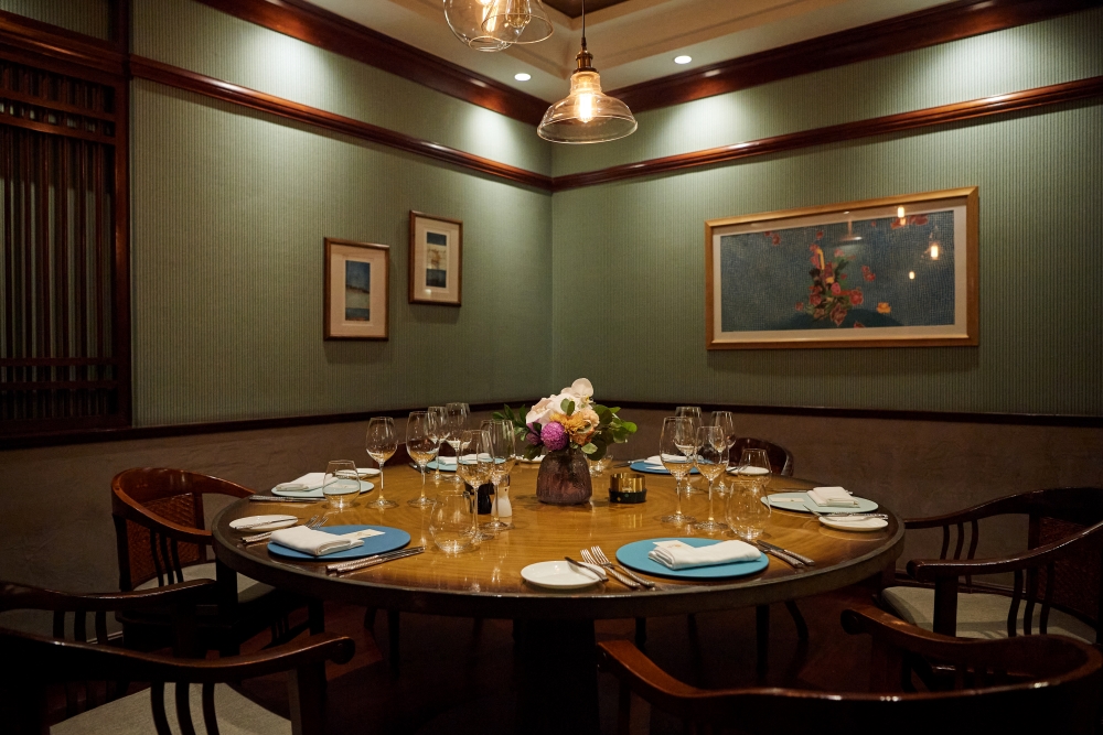 From the dining table, step into your own private world